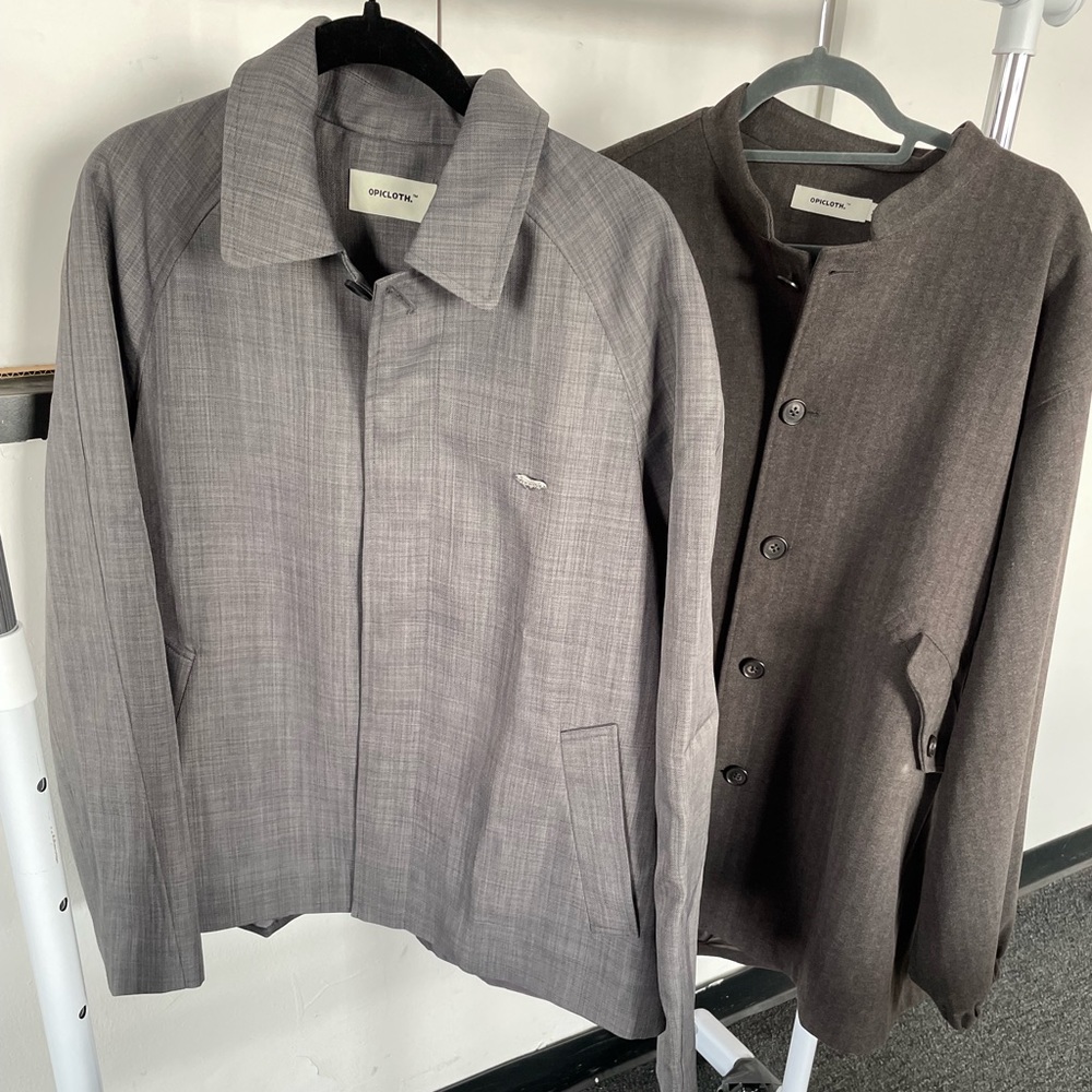 OPICLOTH. Gray jacket& coat